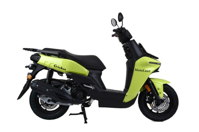 Скутер Motoland CRICKET 150 (WY150-5D) зеленый Скутер Motoland CRICKET 150 (WY150-5D) зеленый