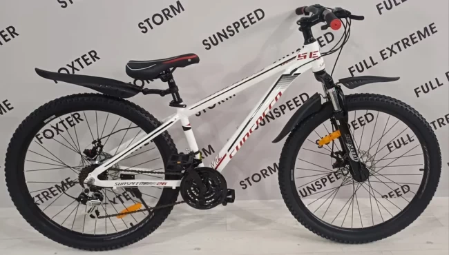 SUNSPEED MD625 R26 рама 14 (бело-красный)
