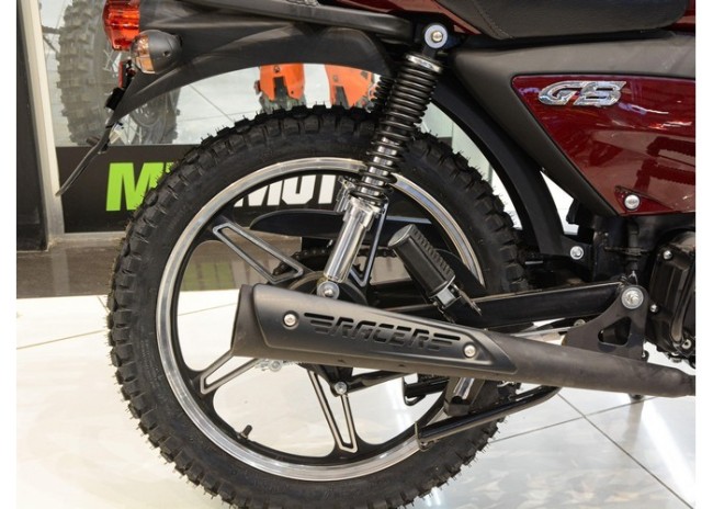 Мопед ALPHA C1 бордовый