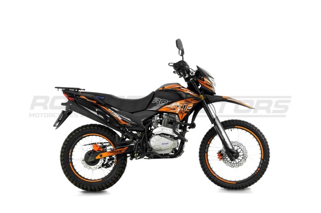 Мотоцикл эндуро ROCKOT XR250 (черный/оранжевый, 21/18, ЭПТС)