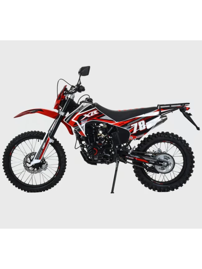 МОТОЦИКЛ КРОСС MOTOLAND XR 300 LITE красный (175FM) ПТС