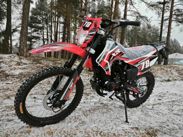 МОТОЦИКЛ КРОСС MOTOLAND XR 300 LITE красный (175FM) ПТС