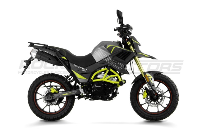 Мотоцикл турэндуро ROCKOT HOUND 250 (черный/желтый, ЭПТС)
