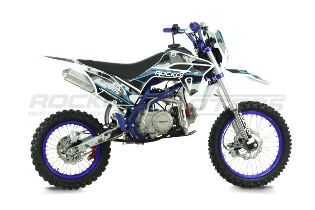 Питбайк ROCKOT HI-TECH 125 Comandante 2.0 (механ. сцепл., эл. стартер, 17/14)