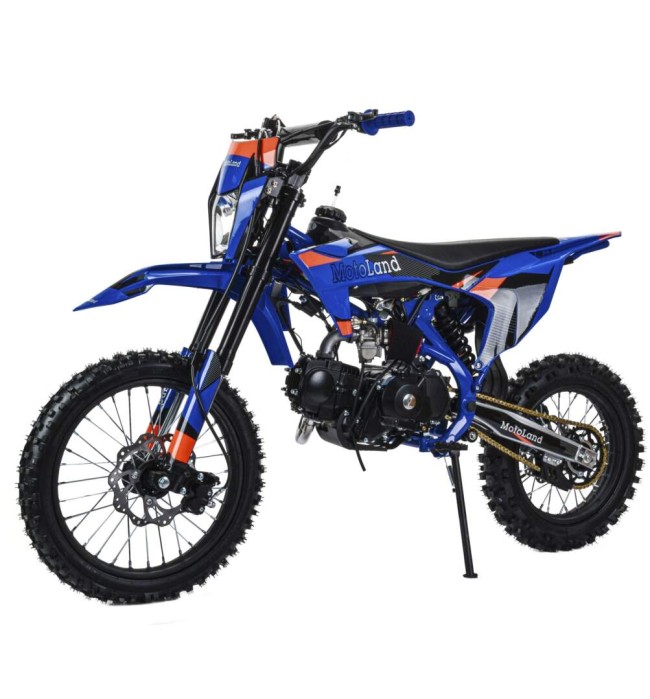 Питбайк  Motoland 125 SX 125 E 17/14 синий
