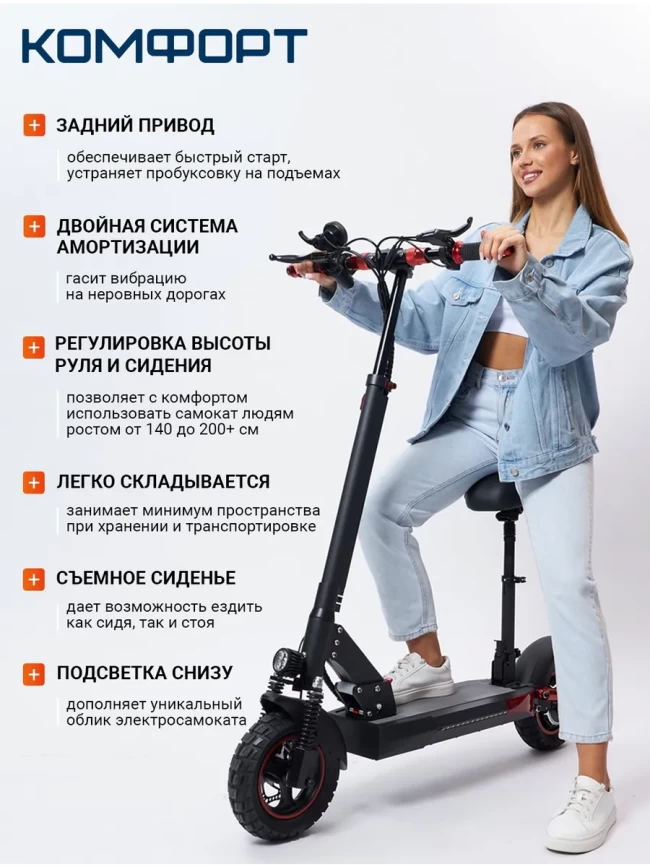 ЭЛЕКТРОСАМОКАТ NEW SPEED M4 18A