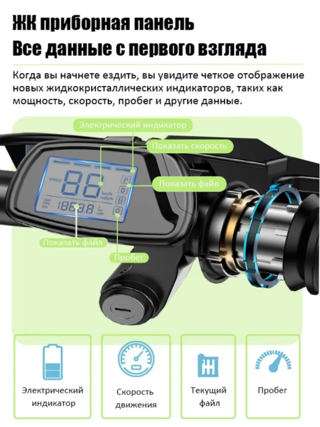 Электровелосипед с педалями