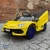 Электромобиль RIVER TOYS Lambordghni Aventador желтый