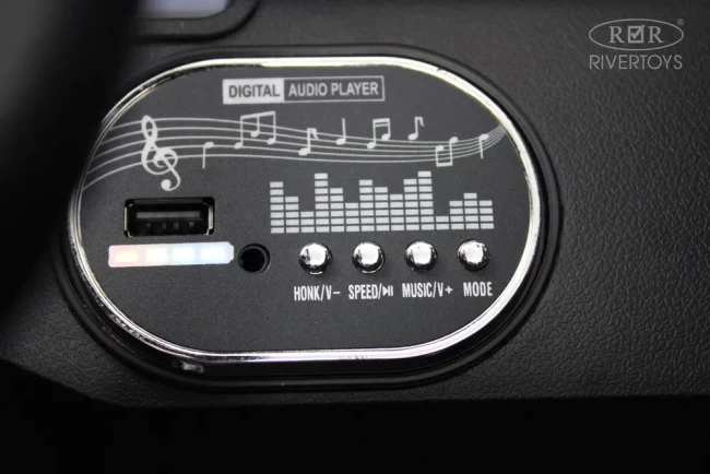 Электромобиль RIVER TOYS MERCEDES -AMG G333GG черн глянец