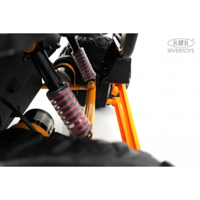 Электромобиль RIVER TOYS BUGGY P555PP оранжевый