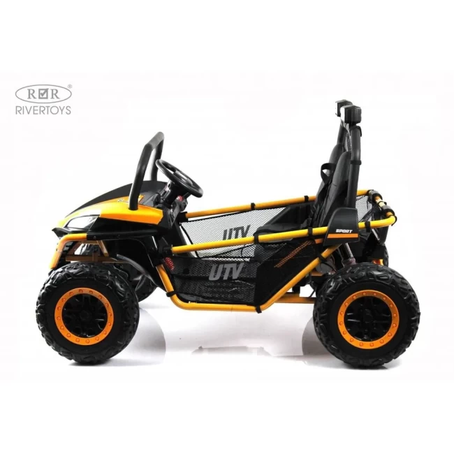 Электромобиль RIVER TOYS BUGGY P555PP оранжевый