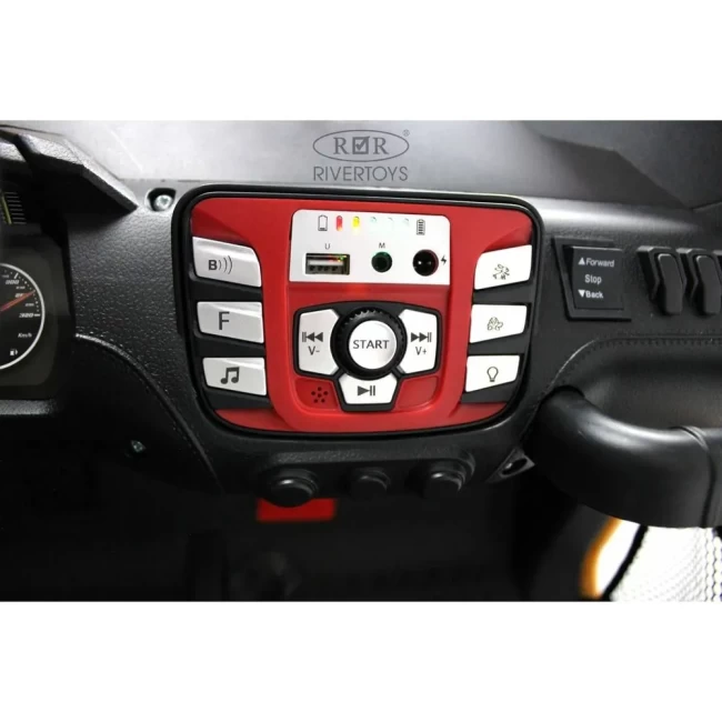 Электромобиль RIVER TOYS BUGGY P555PP оранжевый