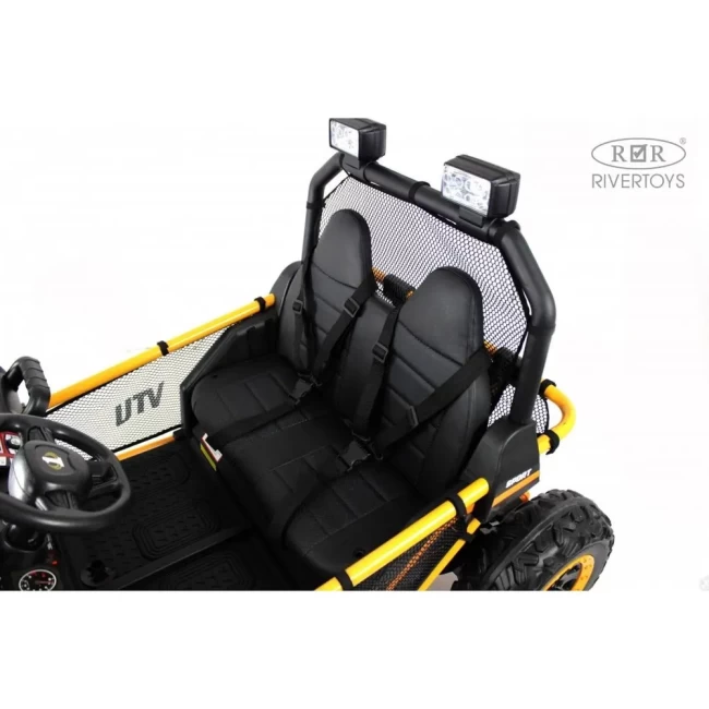 Электромобиль RIVER TOYS BUGGY P555PP оранжевый