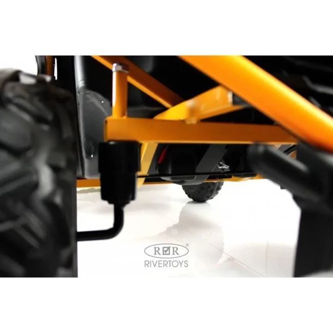 Электромобиль RIVER TOYS BUGGY P555PP оранжевый