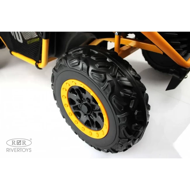 Электромобиль RIVER TOYS BUGGY P555PP оранжевый
