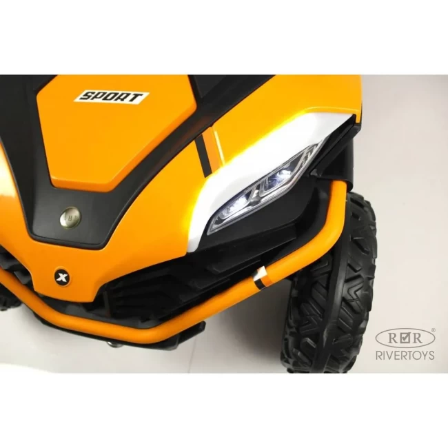 Электромобиль RIVER TOYS BUGGY P555PP оранжевый