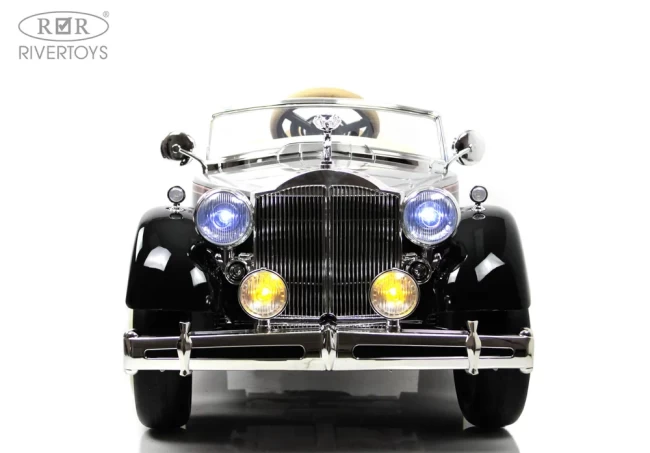 Электромобиль RIVER TOys Roils - Royca  черный глянец