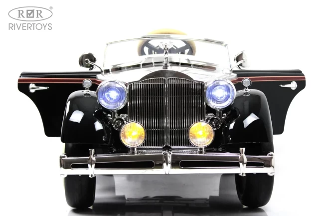 Электромобиль RIVER TOys Roils - Royca  черный глянец