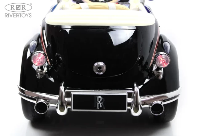 Электромобиль RIVER TOys Roils - Royca  черный глянец