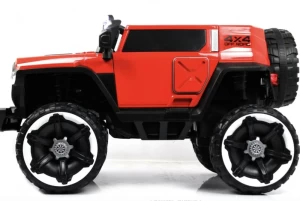 Электромобиль RIVER TOYS Jeep M222БХ красный