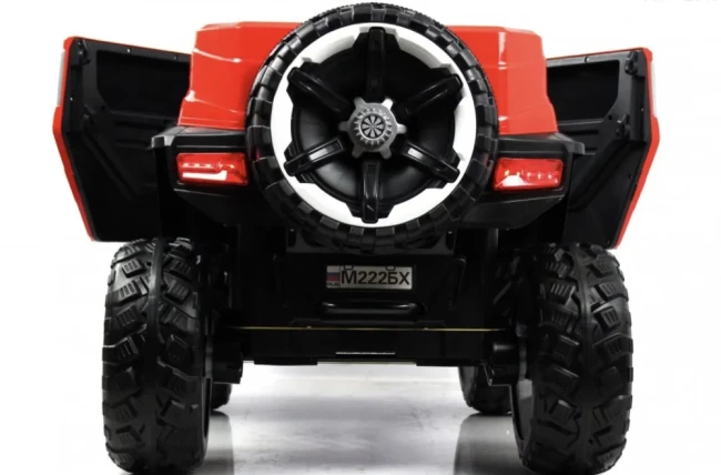 Электромобиль RIVER TOYS Jeep M222БХ красный