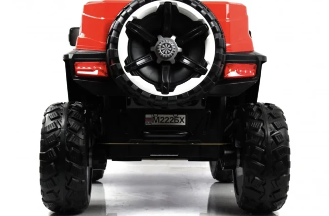 Электромобиль RIVER TOYS Jeep M222БХ красный