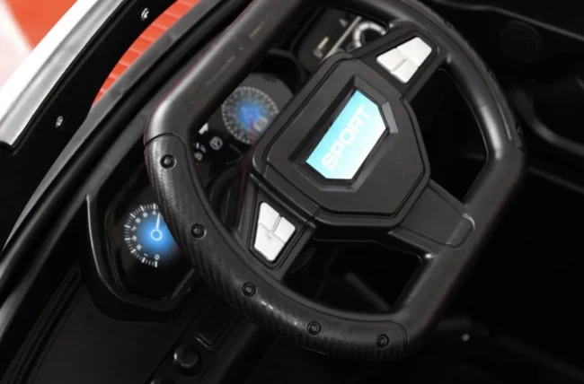 Электромобиль RIVER TOYS Jeep M222БХ красный