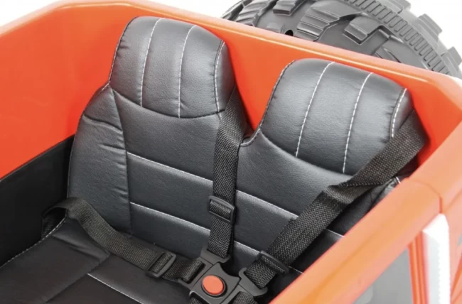 Электромобиль RIVER TOYS Jeep M222БХ красный