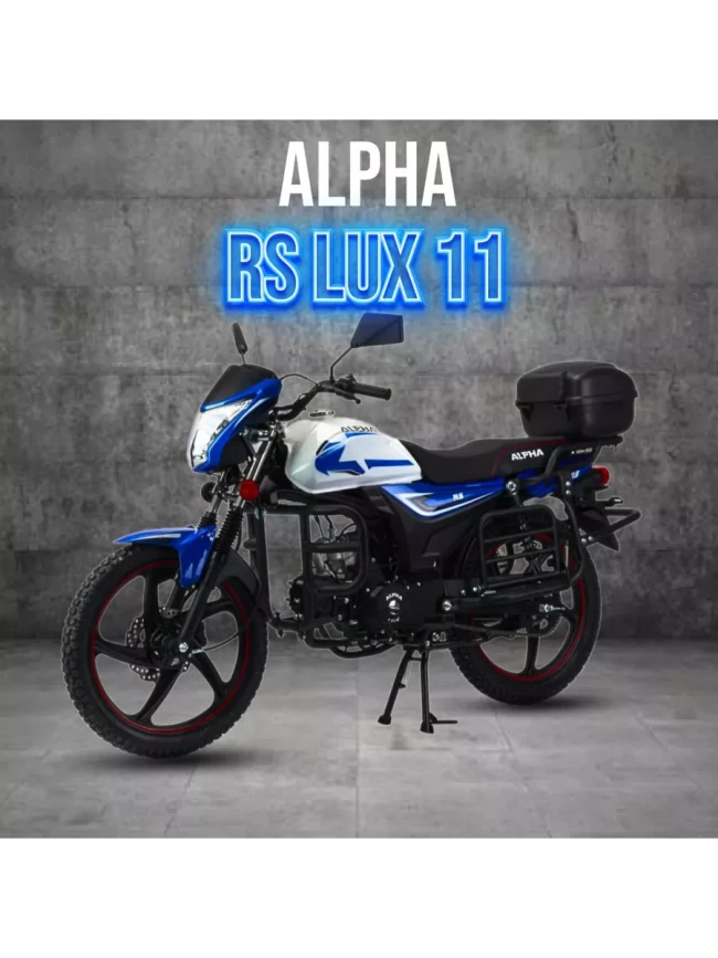 МОПЕД ALPHA RS LUX 11 синий