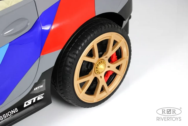 Электромобиль RIVER TOYS BMW F555FF  серый глянец