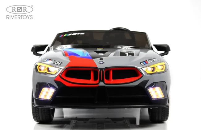 Электромобиль RIVER TOYS BMW F555FF  серый глянец