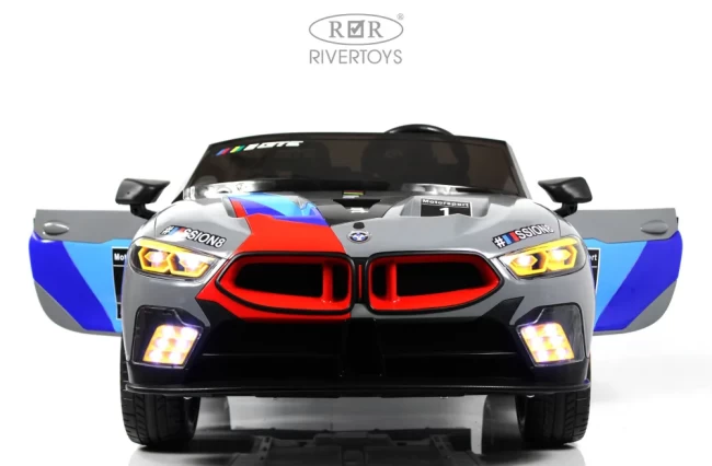 Электромобиль RIVER TOYS BMW F555FF  серый глянец