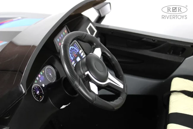 Электромобиль RIVER TOYS BMW F555FF  серый глянец