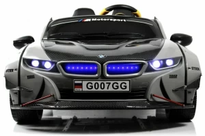 Электромобиль RIVER TOYS BMW Pick-UP  серый