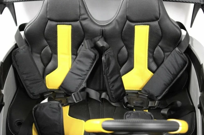 Электромобиль RIVER TOYS BMW Pick-UP  серый