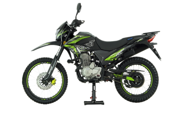 Мотоцикл эндуро  ROCKOT XR250 черный/зеленый