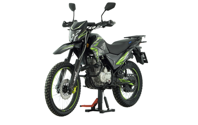 Мотоцикл эндуро  ROCKOT XR250 черный/зеленый