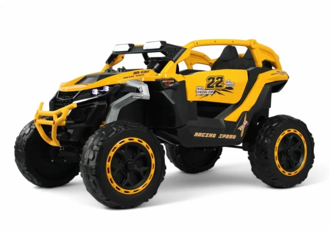 Электромобиль RIVER TOYS K700AM желтый