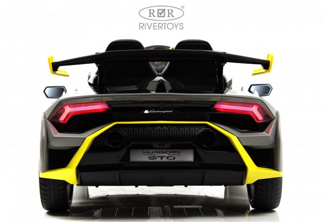 Электромобиль RIVER TOYS Lambordghni серый