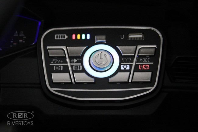 Электромобиль RIVER TOYS Lambordghni серый