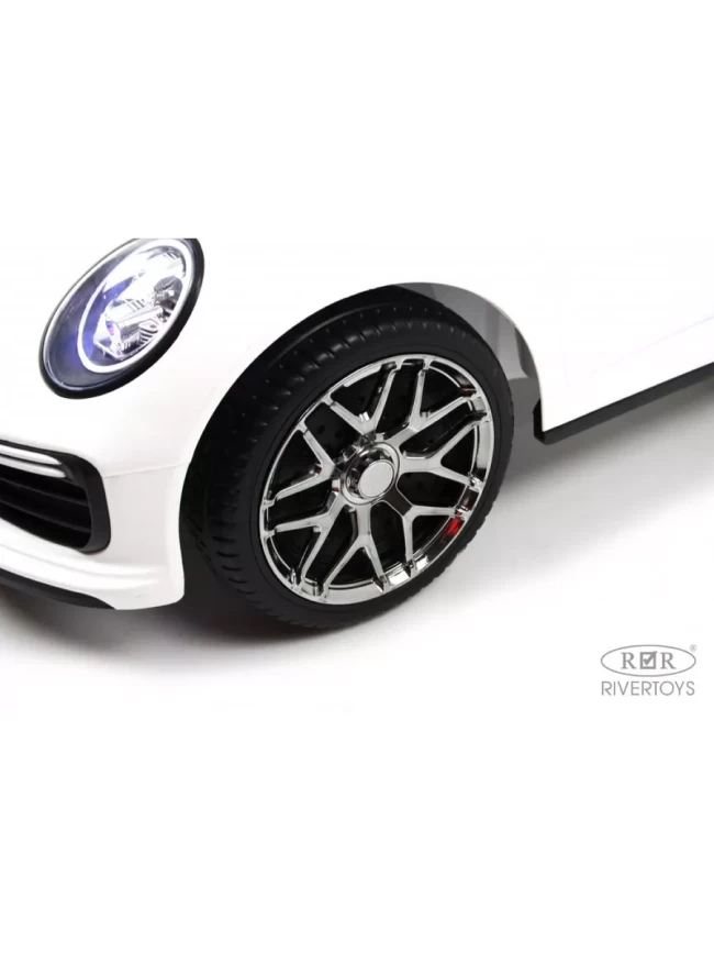 Электромобиль RIVER TOYS PORSCHE F333FF  белый