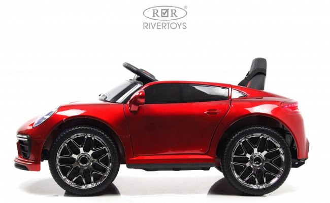 Электромобиль RIVER TOYS PORSCHE F333FF красный глянец