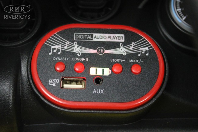 Электромобиль RIVER TOYS PORSCHE F333FF красный глянец