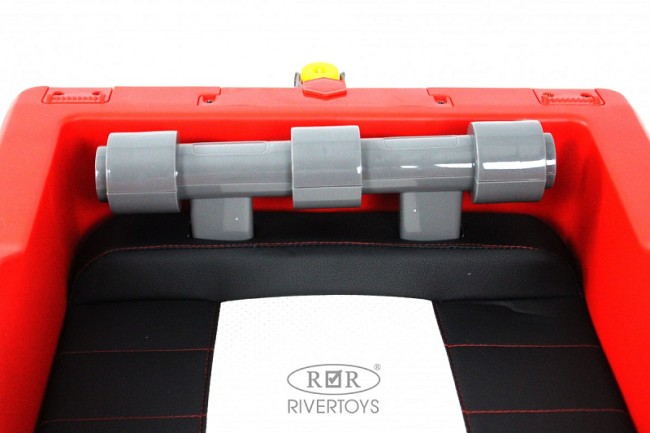 Электромобиль RIVER TOYS Подъемный кран G002GG красный