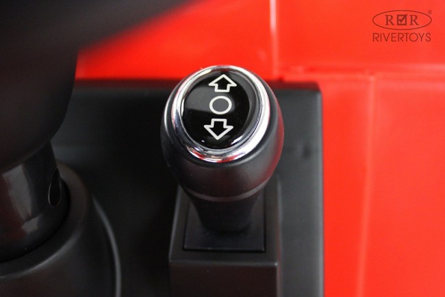 Электромобиль RIVER TOYS Подъемный кран G002GG красный