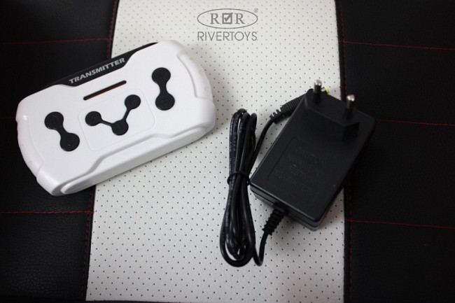 Электромобиль RIVER TOYS Подъемный кран G002GG красный