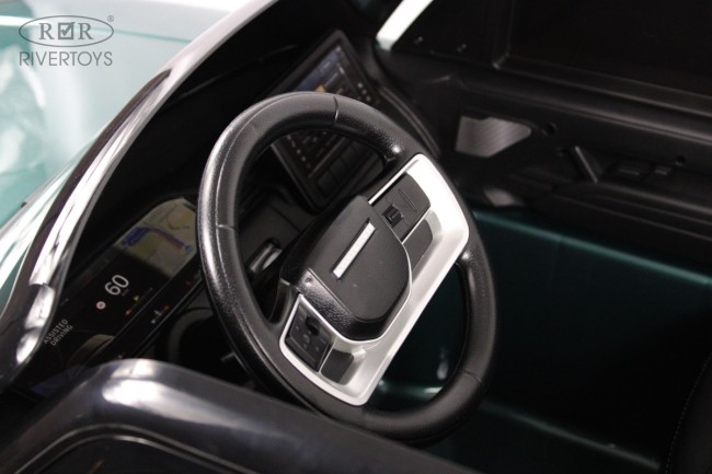 Электромобиль  RIVER TOYS RANGE ROVER Y999Y зеленый глянец