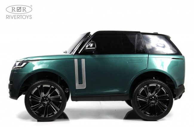 Электромобиль  RIVER TOYS RANGE ROVER Y999Y зеленый глянец