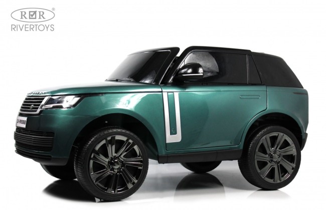 Электромобиль  RIVER TOYS RANGE ROVER Y999Y зеленый глянец