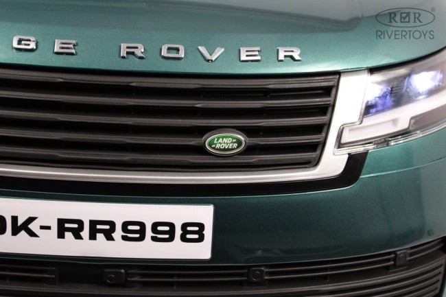 Электромобиль  RIVER TOYS RANGE ROVER Y999Y зеленый глянец